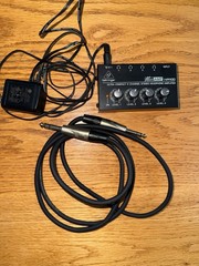 Behringer MicroAMP HA400 4-Channel Stereo Headphone Amp Black 12V w/ Adapter