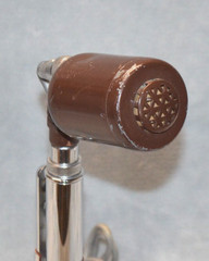Unbranded Brown Microphone on Astatic Base Unknown Model
