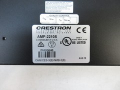 Crestron AMP-2210S 2x210W Commercial Power Amplifier – 6504845