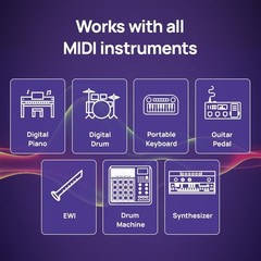 High-Speed USB MIDI Cable – Plug & Play Interface for Computer to MIDI Device –