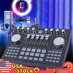 Pro Digital Audio Mixer Live Sound Card Mixing Console For PC Network Live Video