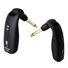 2.4GHz Wireless Guitar System, Rechargeable Audio Transmitter & Receiver with…