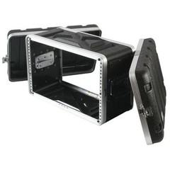NEW PA DJ 6RU Shallow Depth Equipment Rack Mount Flight Storage Case 19″ Stage
