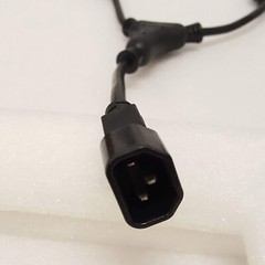 1.8″ FT AC Power Cable Y Splitter IEC320-C14 to IEC320-C13 & Nema NR5-15R