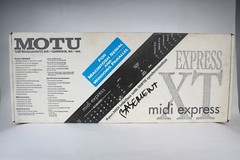 MOTU MIDI Express XT MIDI Interface 8X8 128 channels 8-PORT W/BOX, GREAT CONDITI