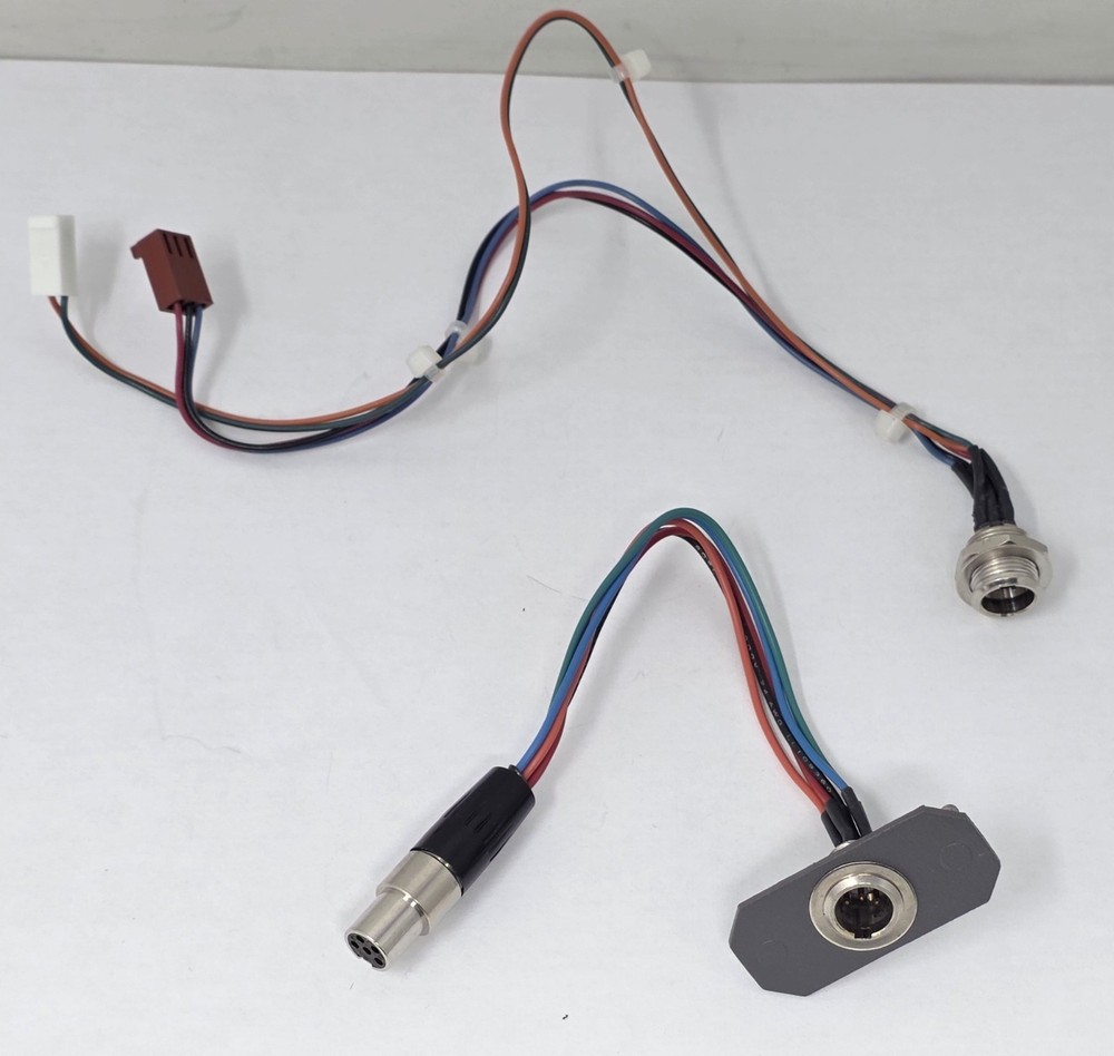 Female Mini 5-Pin to Male Mini XLR Panel Mount Cable w/ Female Mini 5-Pin Cable
