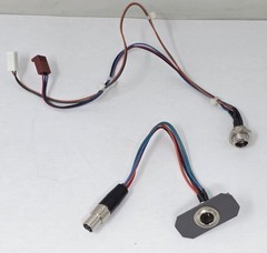 Female Mini 5-Pin to Male Mini XLR Panel Mount Cable w/ Female Mini 5-Pin Cable