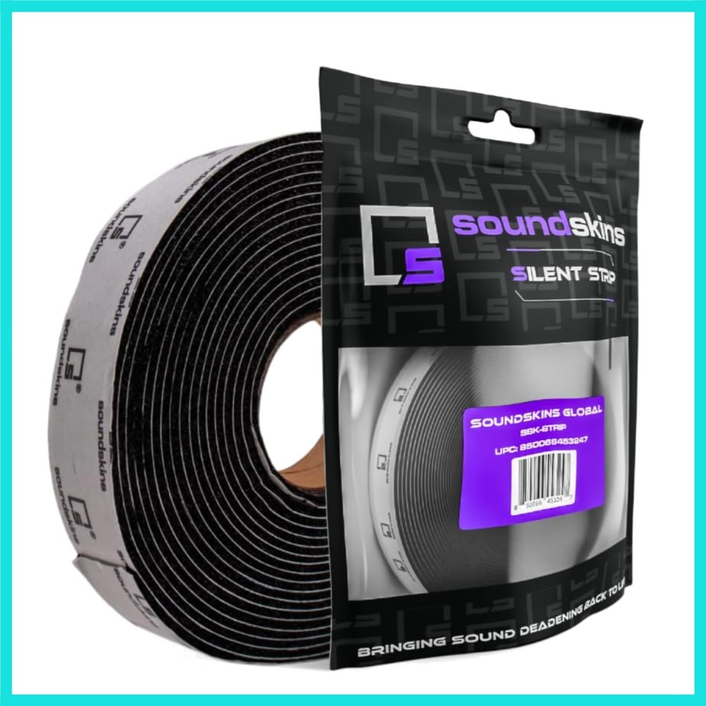 Silent Insulation Strip Sound Deadening Closed Cell Acoustic Foam Tape Rubber…