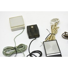 Vintage 8 Microphone Lot RCA, National, Silvertone, Craig, Retro MCM Mics