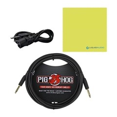 Orange Super Crush 100 W Solid-State Amp Head, Black Bundle w/ Pig Hog -OPEN BOX