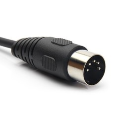 6.35mm Female 1/4″ TRS to DIN 5 Pin MIDI Cable Adapter for Speaker, Amplifier