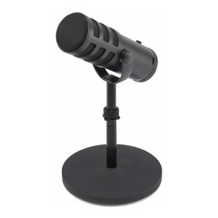 Samson Q9U XLR/USB Dynamic Broadcast Microphone with Desktop Boom Arm Stand