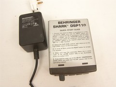 Behringer SHARK DSP110 W/ Power Supply Mic Preamp Feedback Compression Delay