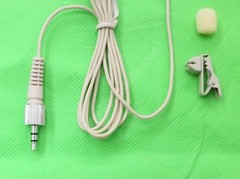 Beige Omnidirectional Lapel Lavalier Microphone for Sony UTX UWP WRT Wireless