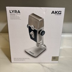 AKG Lyra Microphone 192 kHz for Podcast Studio Music Video – C44USB