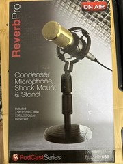 BRAND NEW PodCast Mic Series Reverb Pro Condenser Microphone Shock Mount Stand