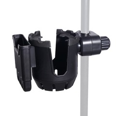 EASICOZI Microphone Stand Cup Holder with Phone Holder, 2.8-3.5 inches, Black