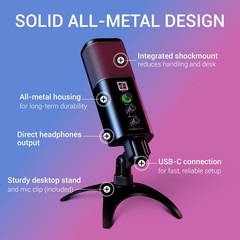 Neom USB Microphone for PC, Mac, iPhone, iOS, Android Devices – Podcast Micro…