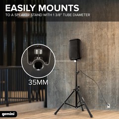 Gemini Sound AS-2110P Powered 10 Inch PA System 1000 Watt DJ Speaker
