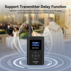 Wireless Tour Guide System Assisted Listening Devices Transmitter 5 Receivers