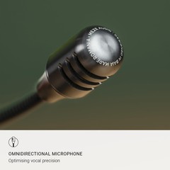 MEZE AUDIO | 99 Classics Walnut Silver & one size fits-all, + Boom Mic