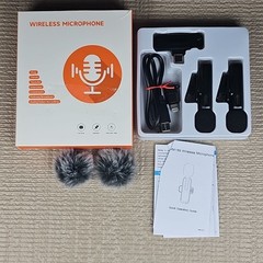 Wireless Microphone Mini Mic for iPhone/Android Phone, LED Display Mic