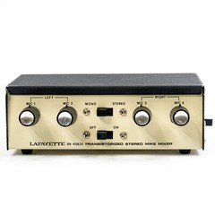 Lafayette 99-45635 Transistorized Stereo Mic Mixer – Vintage Utility Preamp