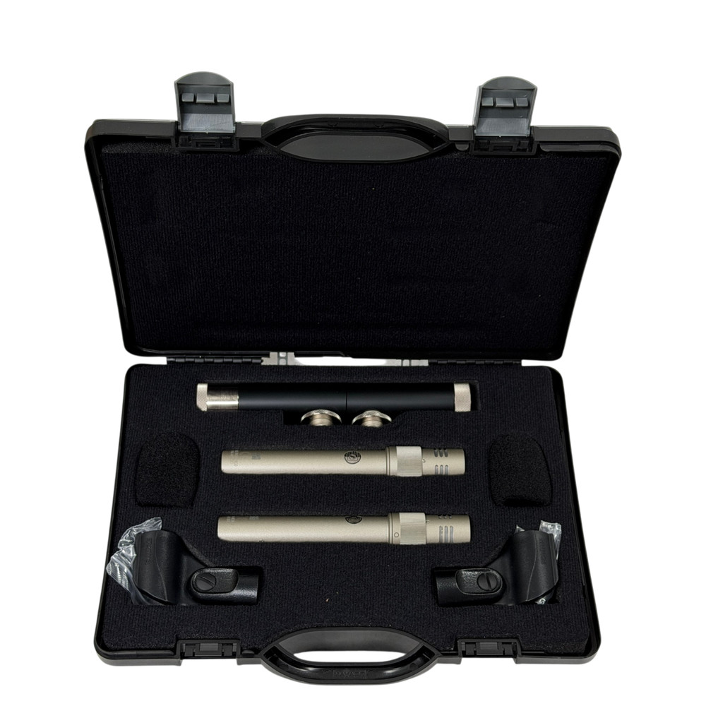 Shure KSM141 Small Diaphragm Condenser Microphone Stereo Pair Carrying Case
