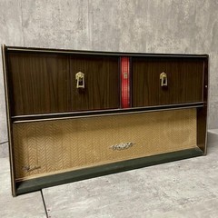 Vintage Toshiba Fs-4500 Vacuum Tube Radio Large Showa Retro Antique Am/fm