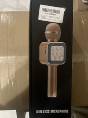 5 in 1 Portable Handheld Karaoke Speaker Microphone Machine KTV Player Bluetooth