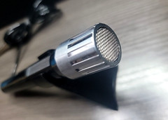 Unbranded Microphone With Stand, Made In Japan