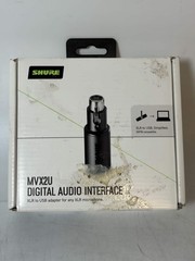 Shure MVX2U XLR to USB-C Portable Digital Audio / Microphone Interface