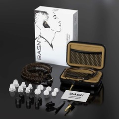 Triple Driver in Ear Monitors BASN Bmaster in-Ear Headphones with Silver-Plated