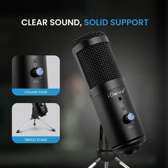 MS1814 6-in-1 PRO Vocal Cardioid Condenser Microphone Plug & Play Studio Reco…