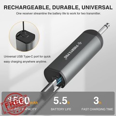 Phenyx Pro Dual UHF Wireless Mic System PDP-2-1H1B