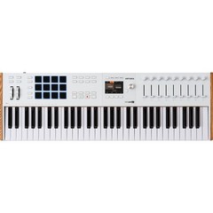 Arturia Mk3 61-Key USB MIDI Controller Keyboard White with 2 Year Warranty