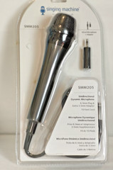 Singing Machine SMM205 Unidirectional Wired Dynamic Microphone. New. sealed
