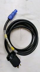 20 AMP 250V to Genuine NEUTRIK PowerCON® (NAC3FCA) 14 AWG UL AC Power 10′ Cord