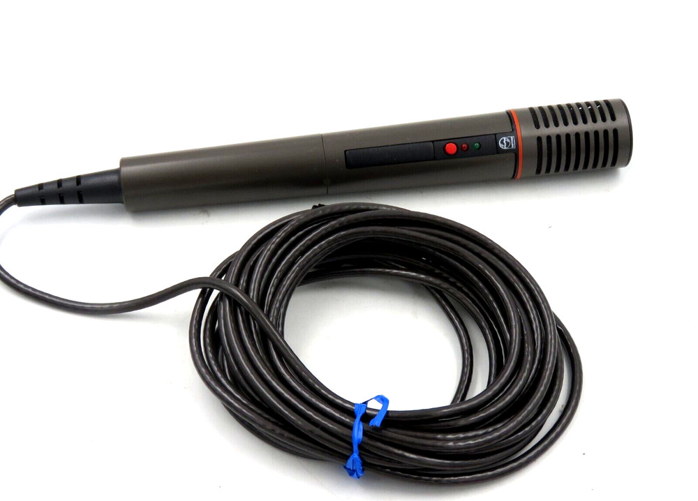 Vintage Philips Microphone Black Slim 9 pin Wired – 8.5″
