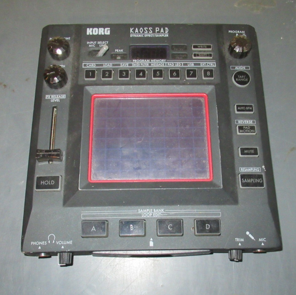 Korg Kaoss Pad KP3 Dynamic Effect Sampler Sequencer NO Power Supply