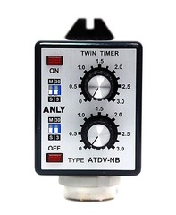 1pc Industrial Twin Timer ATDV-NB 3S 30S 3M 30M DC12V 12V ANLY Taiwan
