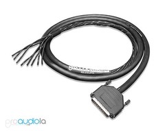 Standard Mogami 2932 Gold DB25 D-SUB Snake to Pigtails | 40 ft. | 40′ | 40 Feet