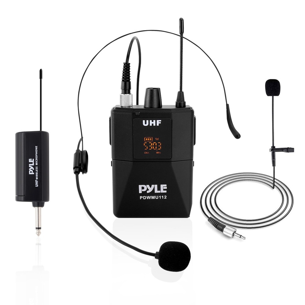 Professional UHF Wireless Microphone System 160ft Range for Karaoke and Events