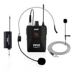 Professional UHF Wireless Microphone System 160ft Range for Karaoke and Events