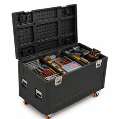 ATA Cable Trunk Road Case with Wheels for Pro Audio Gear