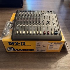 Mackie DFX-12 12-Channel Integrated Live Sound Mixer W/ Box Tested
