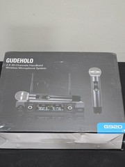 Wireless Microphone System GUDEHOLO Metal Dual Professional Home KTV Set New