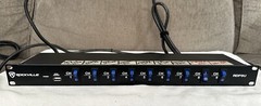 Rockville RDF9U 1U 15A Rack Mount DJ Pro Audio Power Supply Strip w/USB Charging