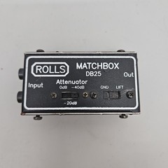 Rolls Matchbox DB25 Direct Box Music Audio Live DI Recording Streaming