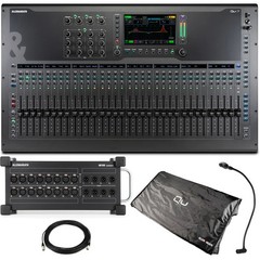 Allen & Heath Qu-7 38-channel Digital Mixer with 16×8 Digital Stage Box Bundle